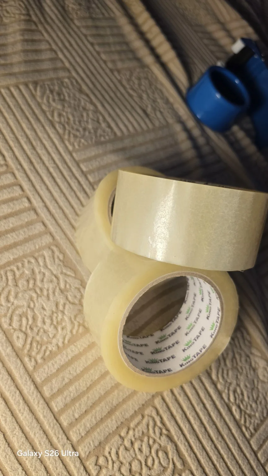 Clear packaging tape 2 x 100 actual product photo 3