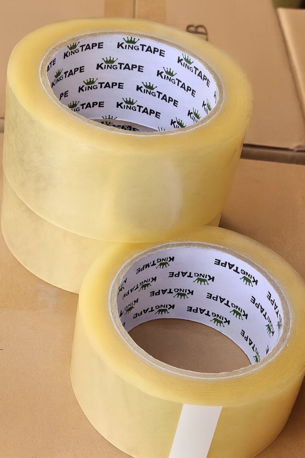 Clear Packaging Tape 2" x 50m 50 mic supplied by JFAM Packaging