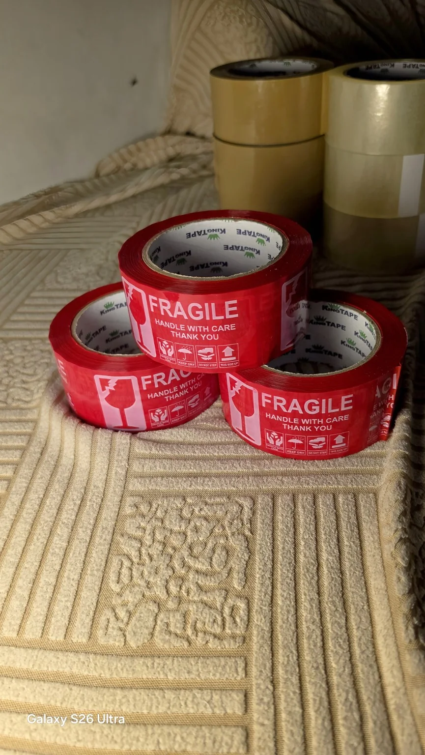 Fragile Packaging Tape 2" x 100 original product photo 3