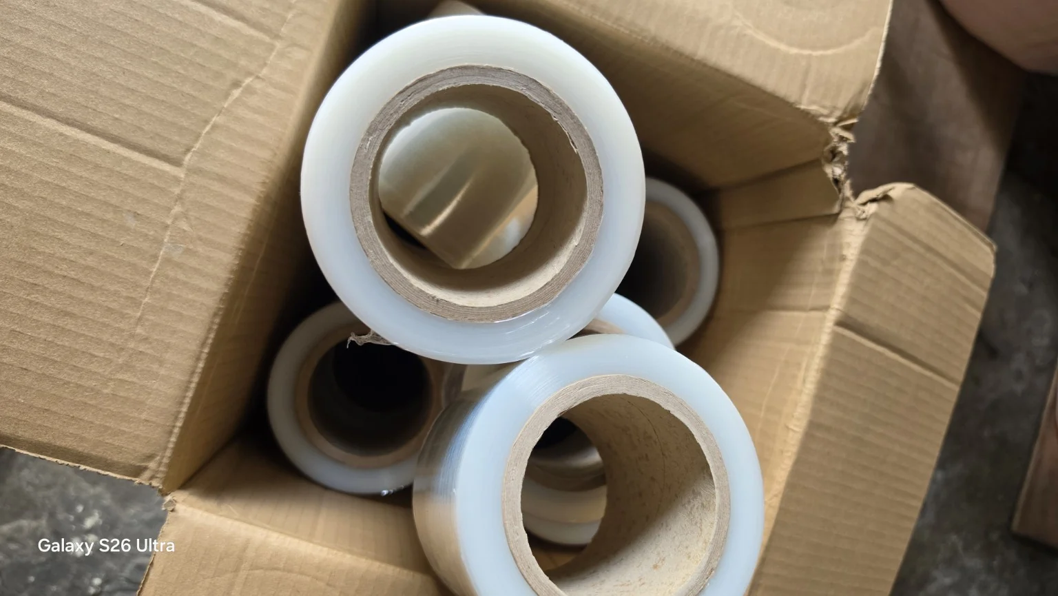 Stretch Film Special Cut Size 100mm x 300m supplied by JFAM Packaging