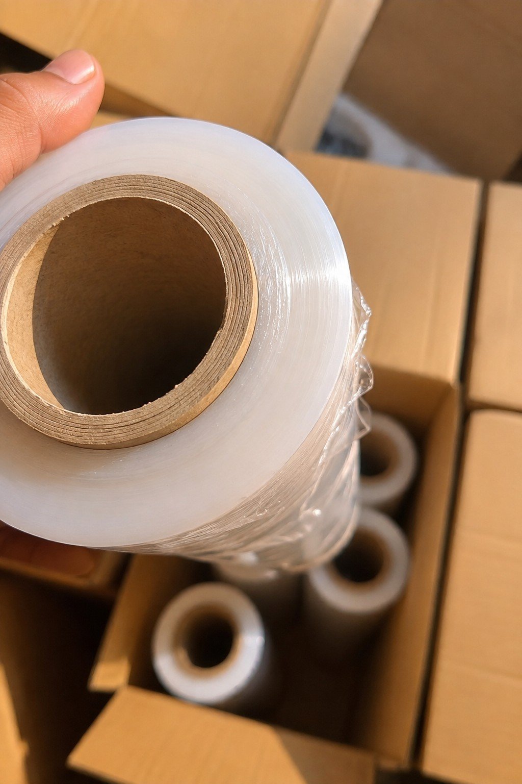 Stretch Film 500mm x 17mic x 2.5kg 2" core original product photo 3