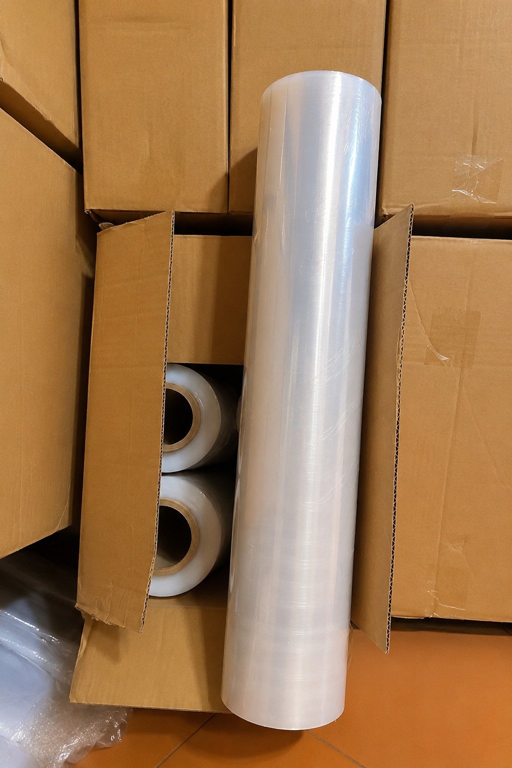 Stretch Film 500mm x 17mic x 2.5kg 2" core supplied by JFAM Packaging